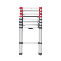 Hailo - Escalera telesc pica plegable de aluminio Norma en 131-6 Longitud 3,20 m (10+1 pelda os)