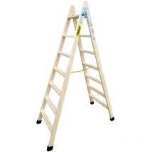 Escaleras Climent - Escalier ofwooden wide marches 190cm high bld-7 plabell
