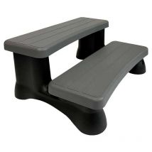 Lekovic Industries - Escalier pvc 2 marches pour spas Neospa Longueur 86 cm