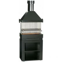 Escalor - Barbacoa de acero al carbono es patio inox