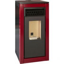 ESCALOR Poêle à granulés FRIDA 12kW rouge