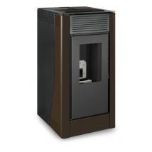 ESCALOR Poêle à granulés hydro DELIA 18kW marron