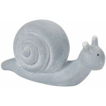Escargot décoratif en magnésie – 37 x 18 x 20 cm – Autre élément décoratif de jardin – JOLIPA
