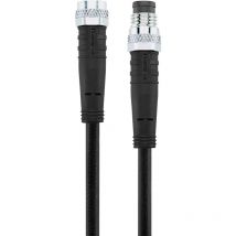 Escha - 8044002 Sensor-/Aktor-Steckverbinder, konfektioniert M8 Stecker, gerade, Buchse, gerade 2.00 m