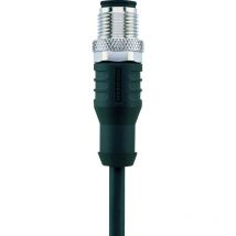 Escha - 8046909 Sensor-/Aktor-Steckverbinder, konfektioniert M12 Stecker, gerade 2.00 m Polzahl Sensor