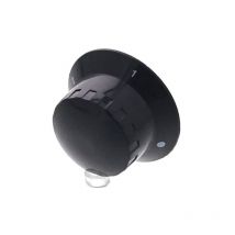 Manette Plaque 1-3 noire 4726 12h 6mm 12mm - Esco