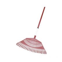 Escoba recogehojas polipropileno 23 dientes 56 cm mango exte