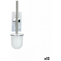 Berilo - Escobilla para el baño blanco acero abs 10 x 36 x 10 cm (12 unidades)