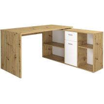 M&s - Escritorio de esquina modulable con cajones y estantes de almacenaje