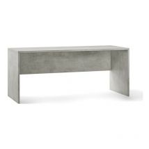 Sarmog - Escritorio moderno en madera Beton Cemento 180x69x h76 cm