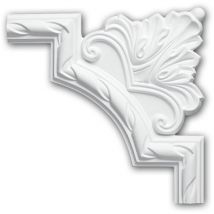 Profhome Decor - Escuadra 152292 Profhome Elemento decorativo estilo Neoimperio blanco