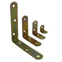 Micel - angulo refuerzo 60x60x19mm bicromatado caja 100 , angulo refuerzo 60X60X19MM bicromatado C/100. - 60X60X19MM. - bicromatado. - con tornillos.