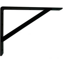 Escuadra reforzada plm04 negro 600 x 400 mm
