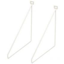 Duraline - escuadra metal thin 2 uds blanco 24 x 26,5 cm - 1204504