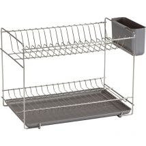 Sauvic - Escurreplatos acero inoxidable N.o 2 - Pequeño
