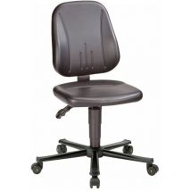 Bimos Arbeitsstuhl esd Unitec 2, schwarz Sitzhöhe 440-620 mm, Kunstleder, mit Rollen