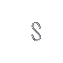 Caja de 100 ganchos con forma de s galvanizados 60mm gs560c 09528652