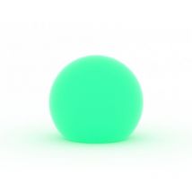 Monacis - Esfera de luz led para exteriores mod. Hoop ø 40 cm luz Verde alimentada por Cable