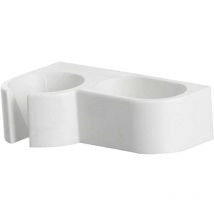 Esge - 7410 Supporto a parete per bacchetta magica Bianco