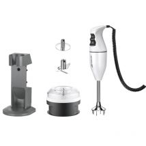 Stabmixer Set EK1200 – 120 W – Ergonomisches Design – 10 l Kapazität – 5 Jahre Garantie – Zubehör: Multimesser, Schlagscheibe