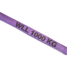 Eslinga redonda DIN EN 1492-2 circunferencia 2 m violeta capacidad de carga 1000 kg DOLEZYCH