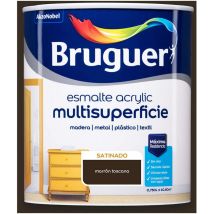 Esm.Acrylique Multisp. Satiné Brun Toscane 0,750l 5057500 Bruguer