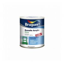 Esmalte acril mate 750 ml bl/perm int/ext s/olor Bruguer