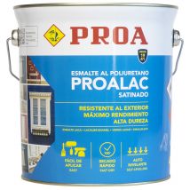 Esmalte Laca para madera secado rápido Proa lac, Negro ral 9005 4lts - Negro ral 9005