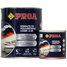 Esmalte poliuretano dos componentes brillante, Blanco 0,87lts - Blanco