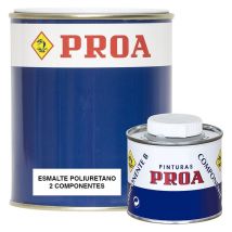 Proa - esmalte poliuretano dos componentes brillante, Negro Ral 9005 4,6lts - Negro Ral 9005