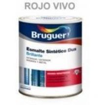 Bruguer - Esmalte sintético Dux Brillante - 250 ml - Rojo vivo