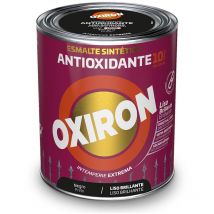 Titan - esmalte sintético metálico antioxidante oxiron liso brillante negro 750ml 5809081