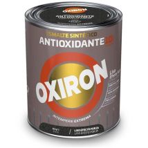 Oxiron Smooth Antioxydant Émail Synthétique Métallique Noir Effet Forge 250ml Titan