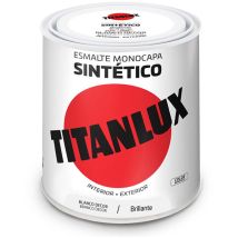 Titanlux - Mail Synthétique Monocouche Blanc Avec Décor Brillant 250ml 5809018