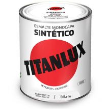 Titanlux - esmalte sintético monocapa brillante blanco decoración 750ml 5809019