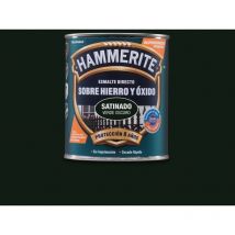 Hammerite - Esmalte satinado sobre hierro y óxido - 250 ml - Verde oscuro