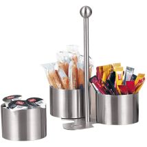 Esmeyer Snack And Dip Set Boston Di Acciaio Inossidabile, Argento, 17 X 17 X 24 Cm
