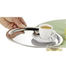 Serviertablett daily 22 x 1,4 x 29 cm (b x h x l) Edelstahl Farbe: silber