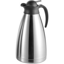 Esmeyer Thermoart - Caraffa Termica Thermoart, Contenuto: 2 Litri, Acciaio Inox Infrangibile, Per Uso Con Una Sola Mano, Altezza: 290 Mm