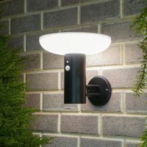esotec Solar Wandleuchte Luna mit Bewegungssensor H=23,5 wetterfest IP44 102938