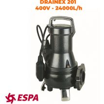Pompe submersible de drainage pour eaux usées drainex 201 - - Espa