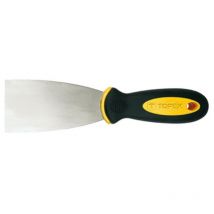 Espátula con hoja de acero inoxidable de 6cm de ancho con mango bimaterial 18b606 Topex