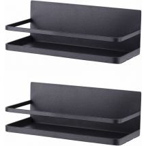 Ousudela - shining house Estante magnético para especias para refrigerador, estante magnético para especias, organizador para refrigerador, ahorro de