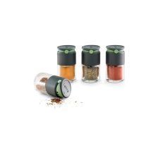 Especiero vidrio / abs SET-4 - 4 x 80 ml