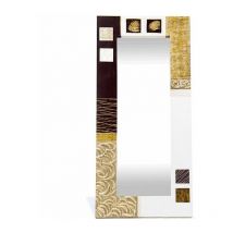Espejo artesanal Maderas Oro Negro Acrílico 150x70