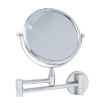 DEBLANCH Espejo de aumento 7x para fijar con taladro o adhesivo