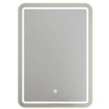 Toscohome - Espejo Led 50x70 cm con marco de aluminio - Cyclades