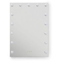 Ledkia - Espejo Baño con Luz led 70x50 cm Essauira Seleccionable (Cálido-Neutro-Frío)