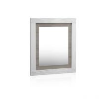 Homesouth - Espejo rectangular Kira Andersen Pino - Gris 75cm (ancho) x 90cm (alto)