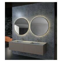 Ledimex - espejo fun Ø80 negro mate